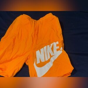Nike Vibrant Orange Sports Shorts
